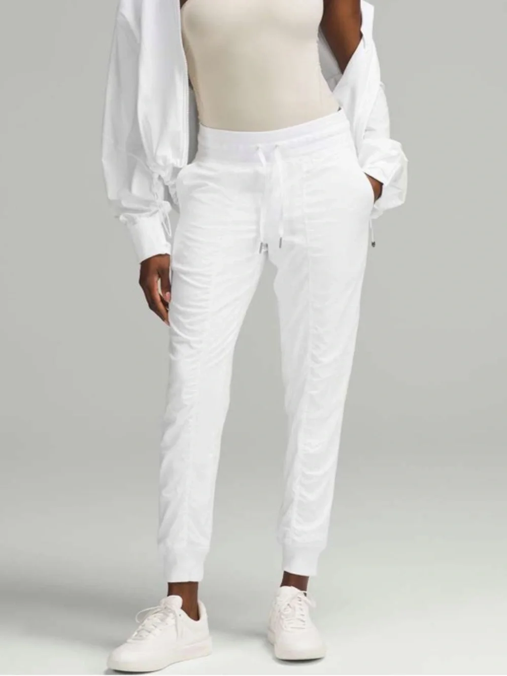 Lululemon Dance Studio Mid-Rise Joggers in White